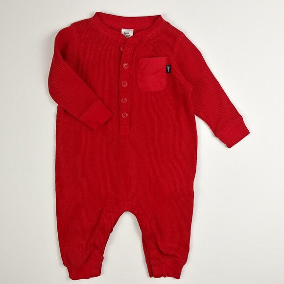 Baby B'Gosh B'Jolly One-Piece Waffle Knit Jumpsuit size 6 Months - Picture 3 of 12
